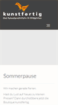 Mobile Screenshot of kunstfertig.ch